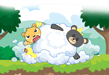 小灰熊與小獅子